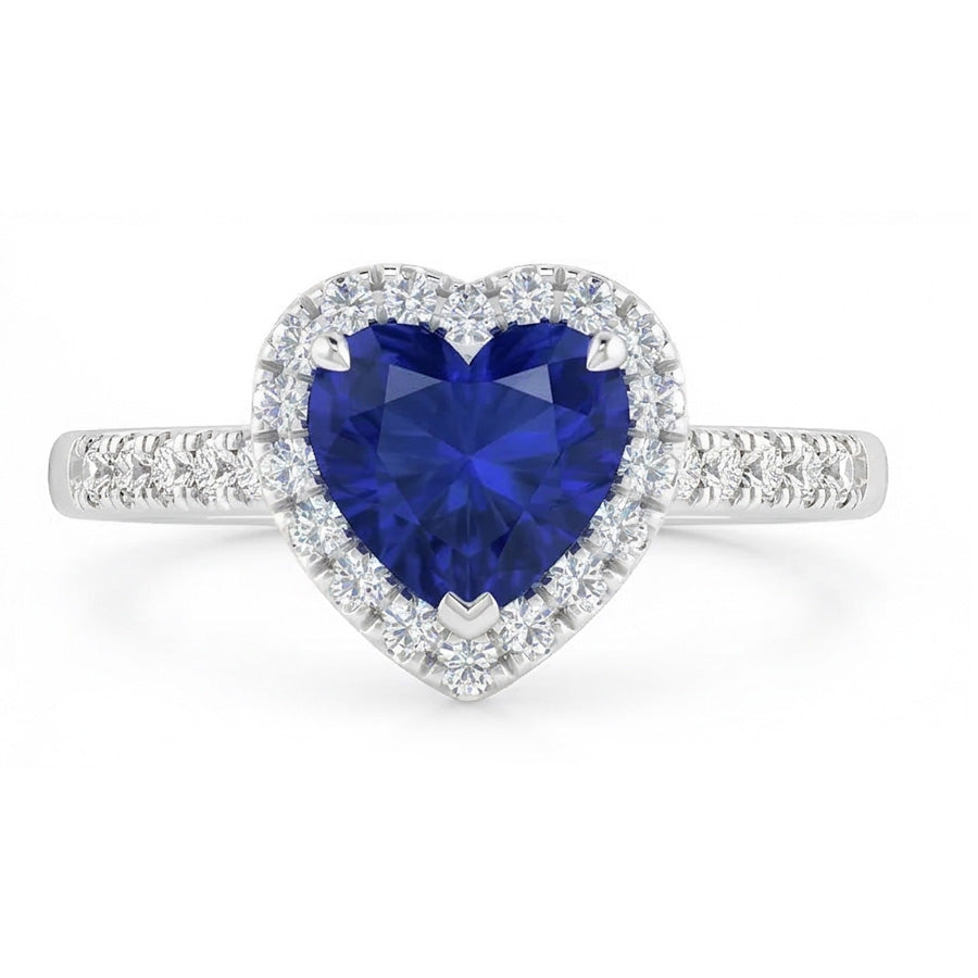 echter round diamant 3.50Karat ring Seitenansicht