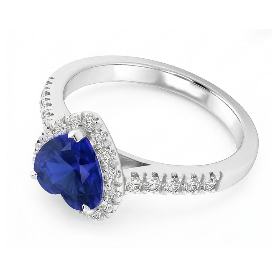 echter round diamant 3.50Karat ring Detailansicht