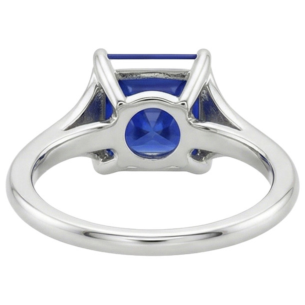 echter princess diamant 5Karat ring Detailansicht