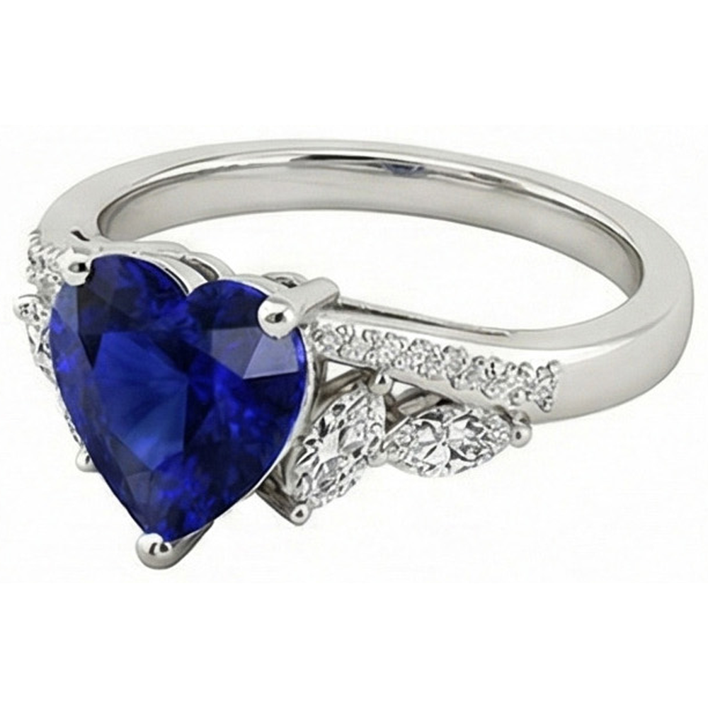 echter marquise diamant 4Karat ring Profilansicht