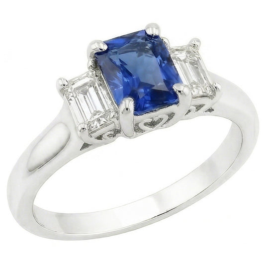 echter round diamant 1.25Karat ring Vorderansicht