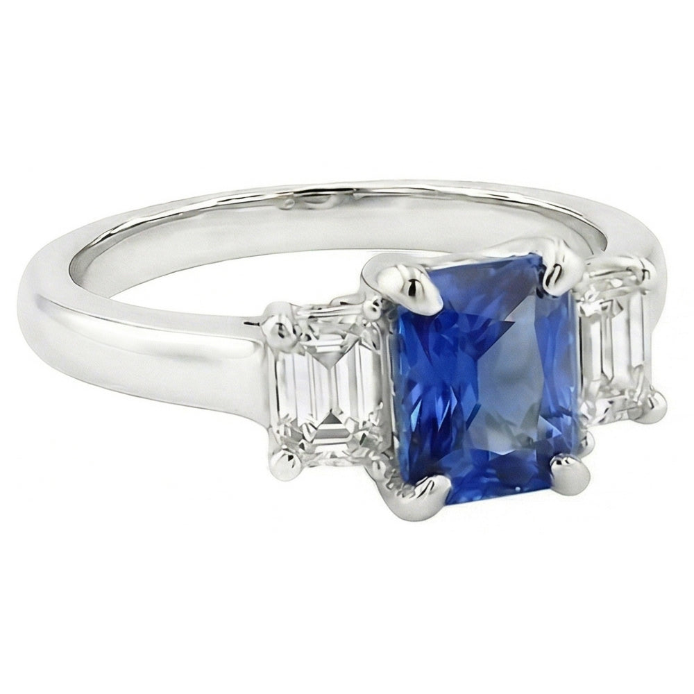 echter round diamant 1.25Karat ring Detailansicht