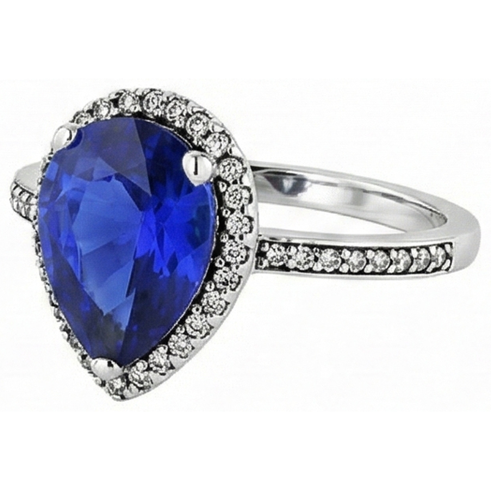 echter marquise diamant 4Karat ring Profilansicht