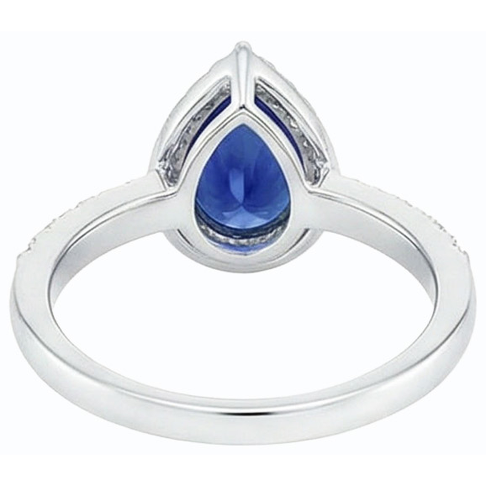 echter round diamant 4Karat ring Seitenansicht