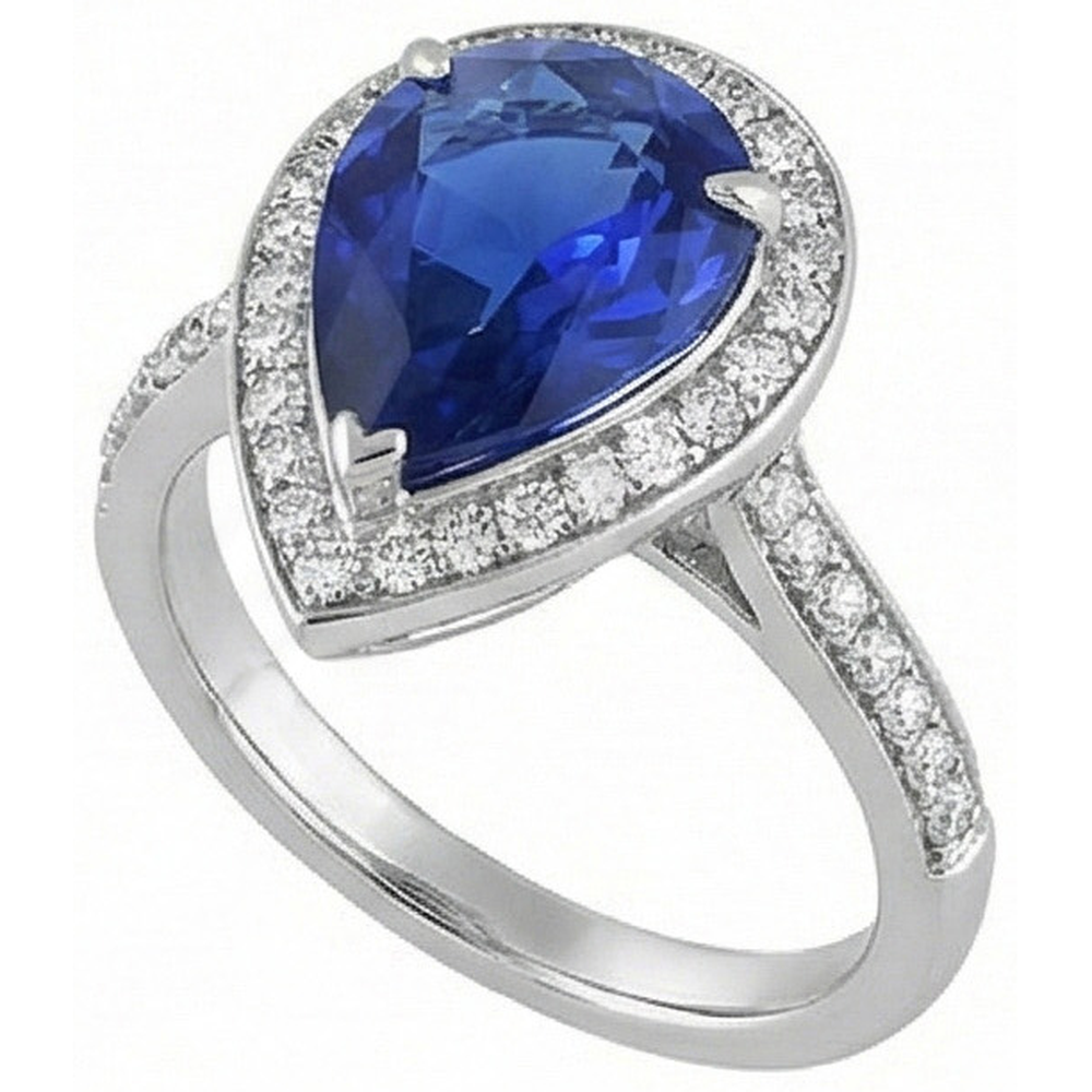 echter round diamant 4.50Karat ring Detailansicht