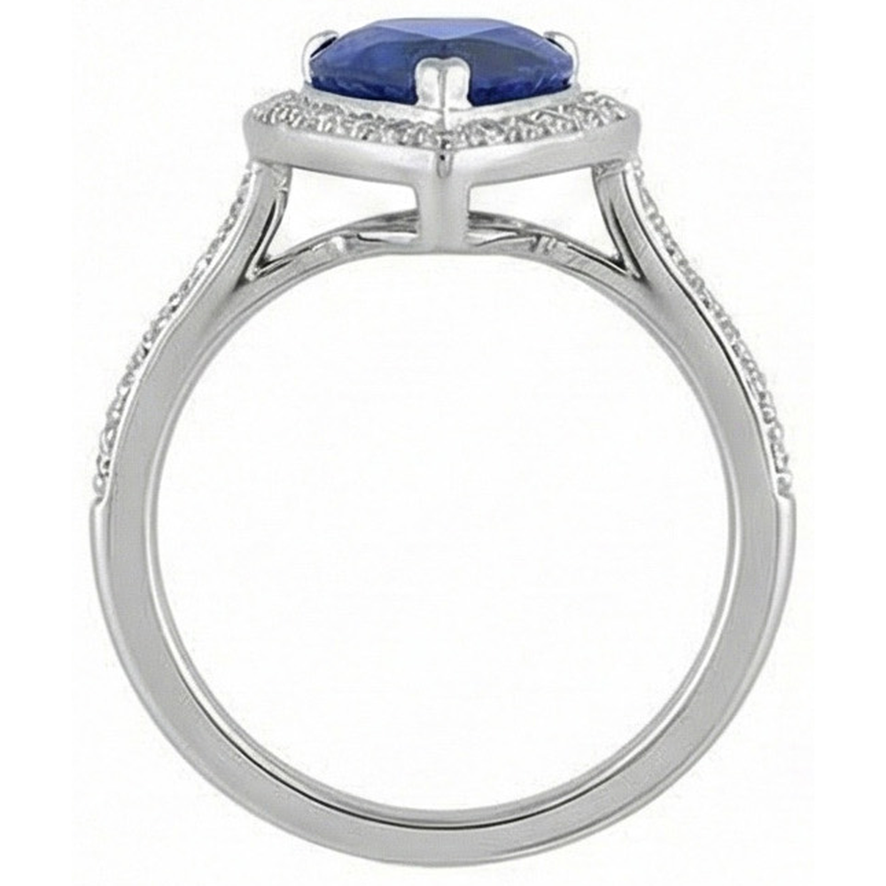 echter round diamant 4.50Karat ring auf Weiß