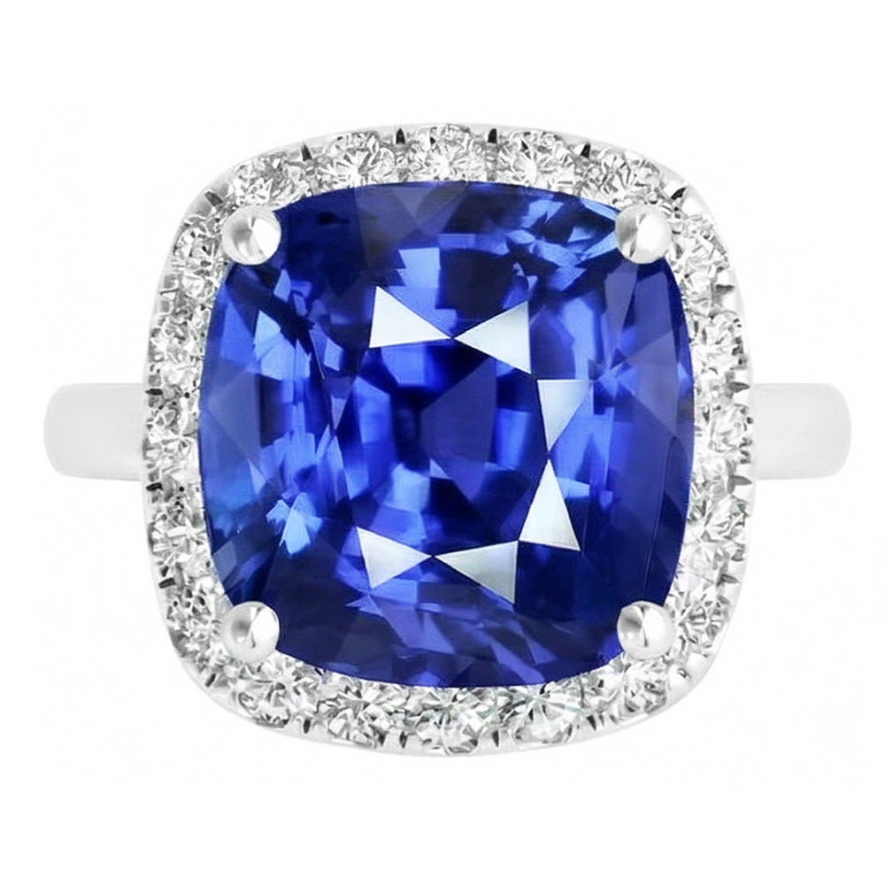 echter round diamant 4Karat ring Seitenansicht