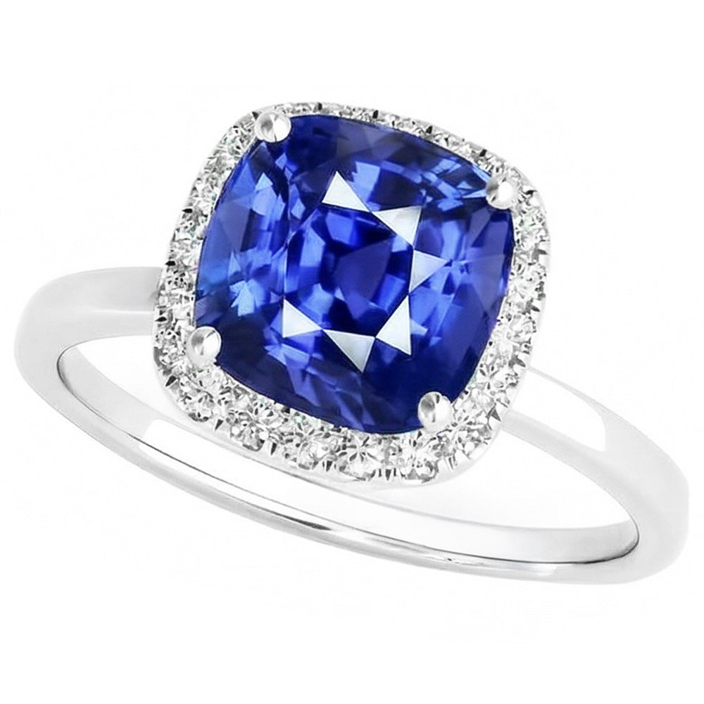 echter round diamant 4Karat ring Draufsicht