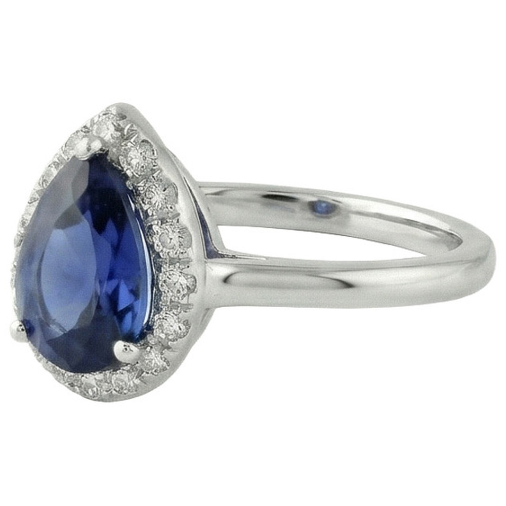 echter round diamant 2.50Karat ring Draufsicht
