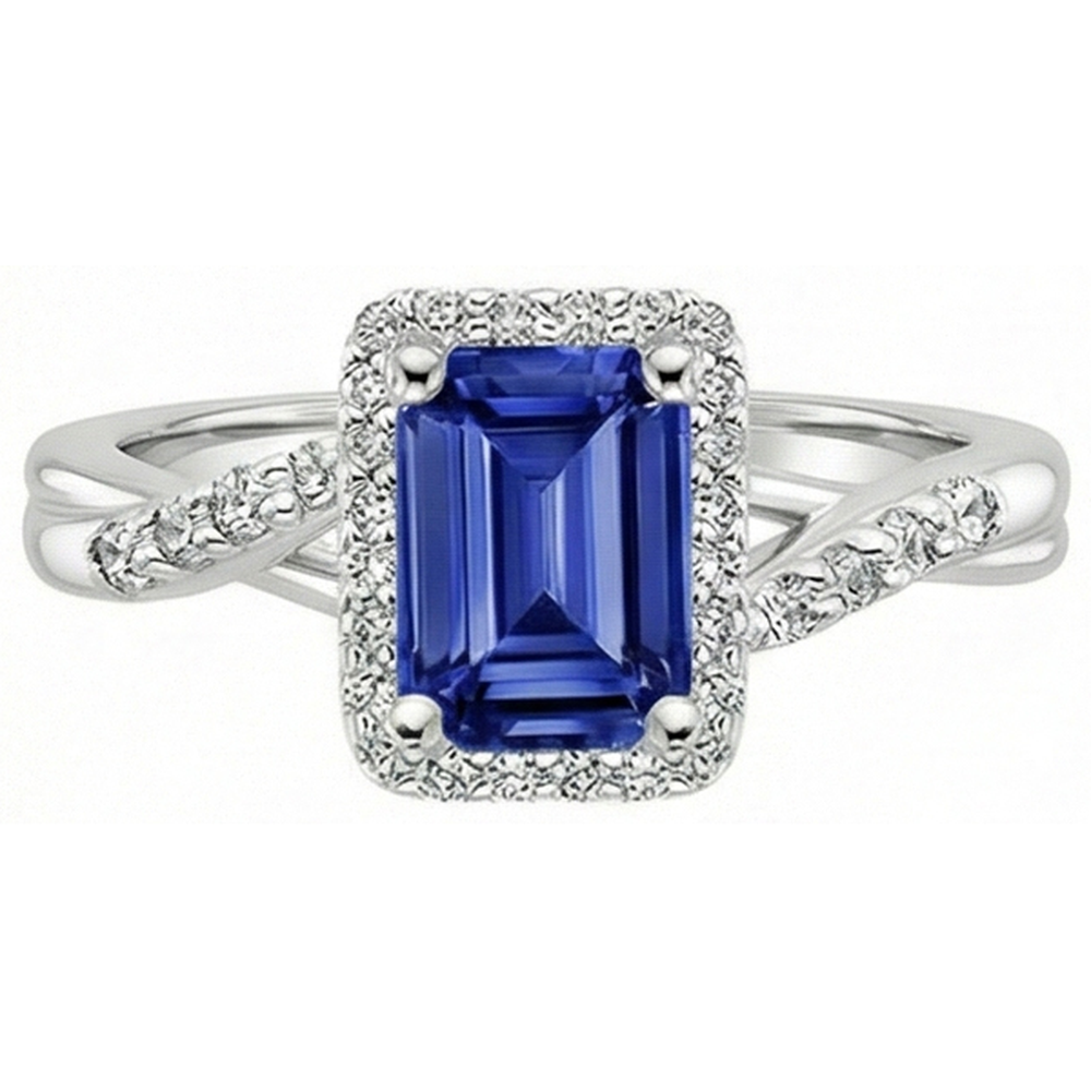 echter round diamant 4Karat ring Detailansicht