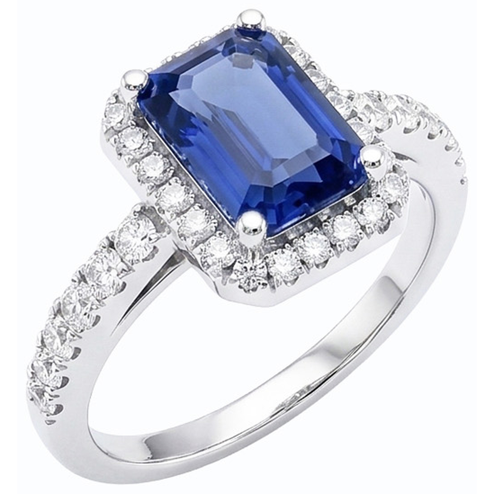 echter round diamant 4Karat ring Vorderansicht