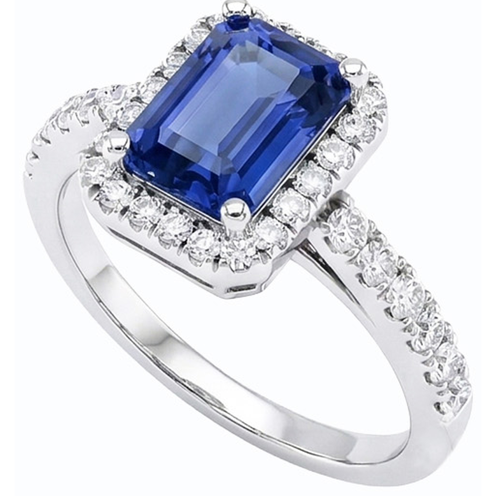 echter round diamant 4Karat ring Detailansicht