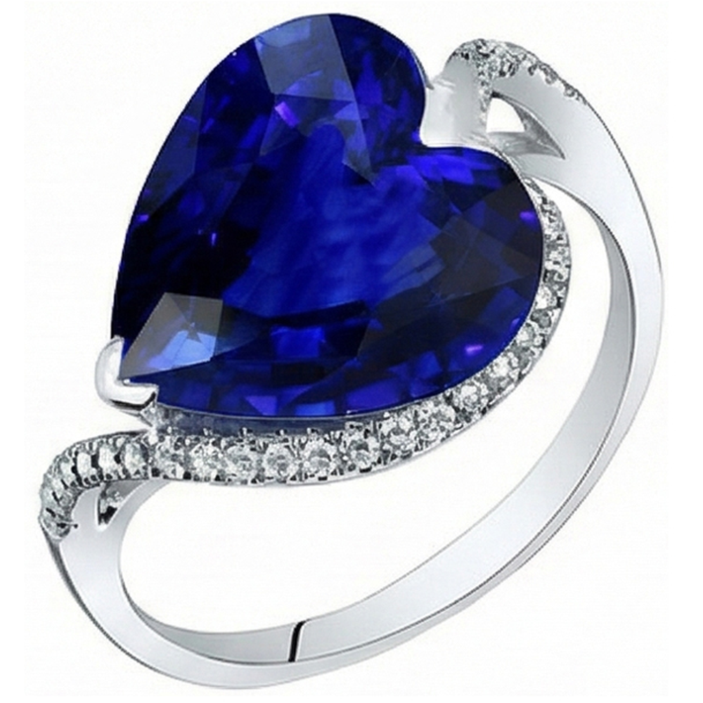 echter round diamant 6Karat ring Detailansicht
