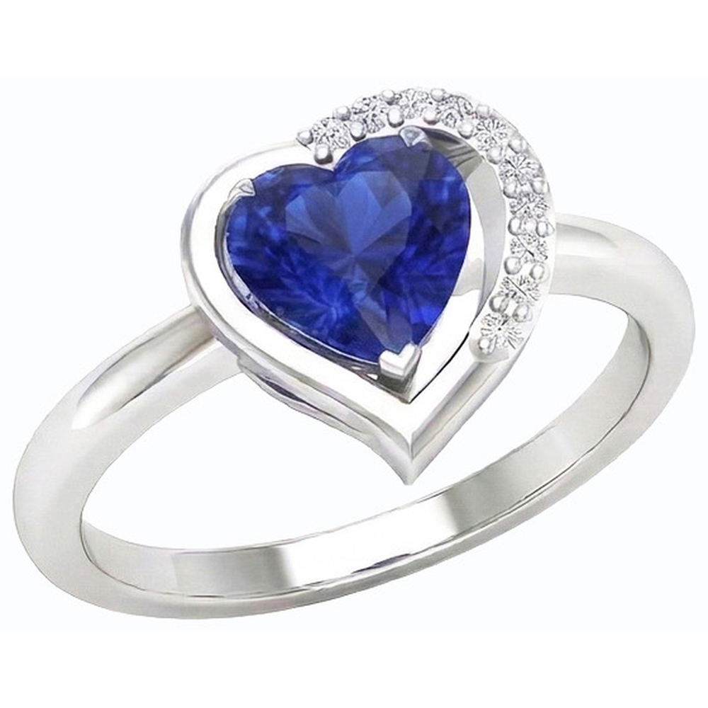 echter round diamant 2Karat ring Vorderansicht