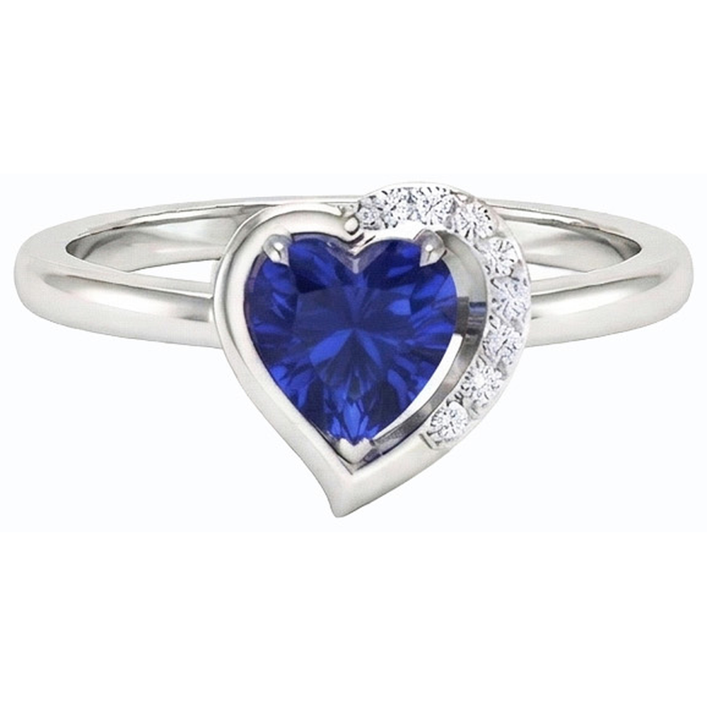 echter round diamant 2Karat ring Seitenansicht