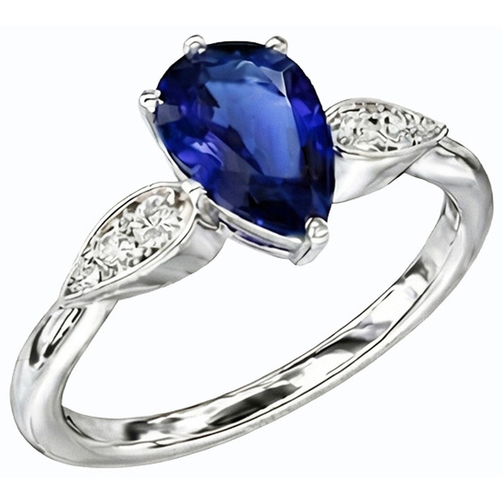 echter round diamant 2Karat ring Vorderansicht