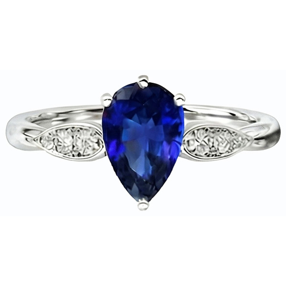 echter round diamant 2Karat ring Seitenansicht