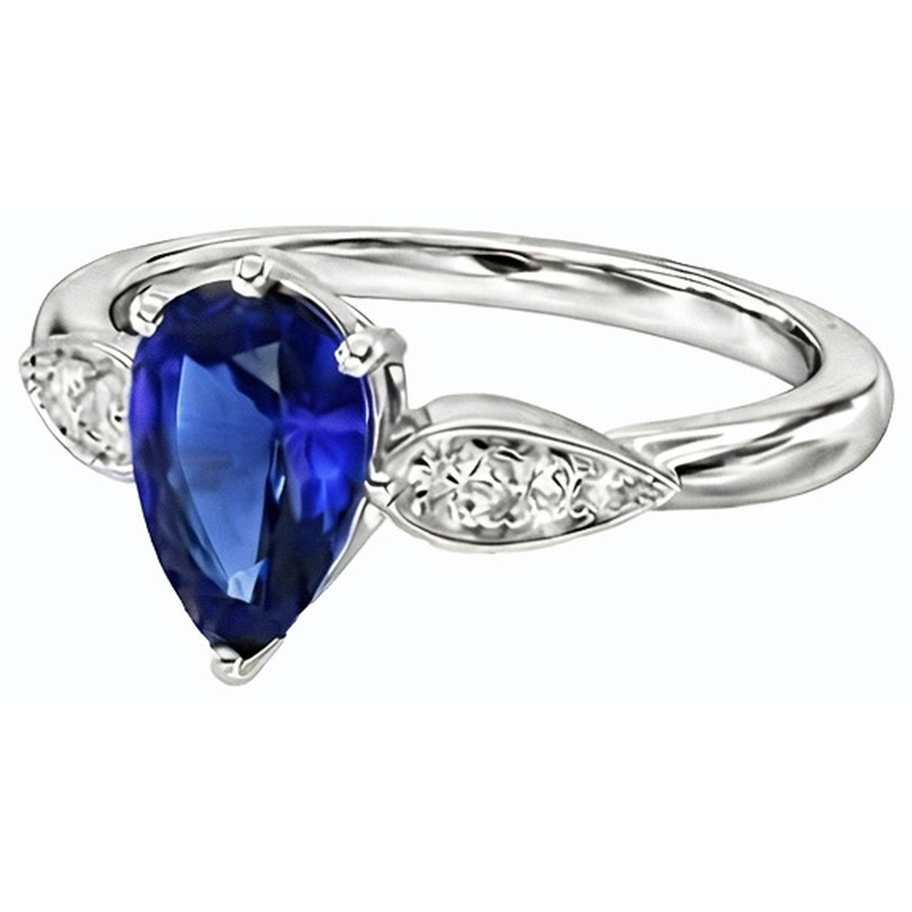 echter round diamant 2Karat ring Detailansicht