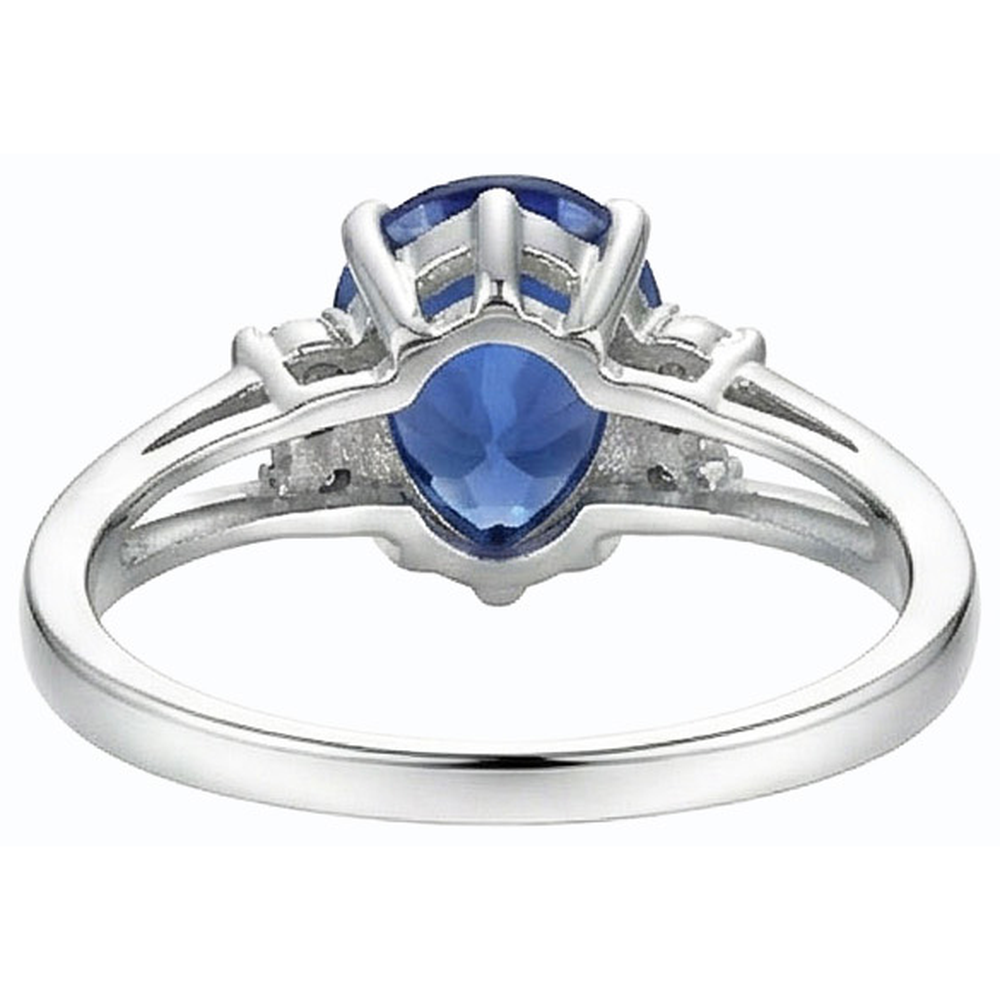 echter round diamant 3.50Karat ring Profilansicht