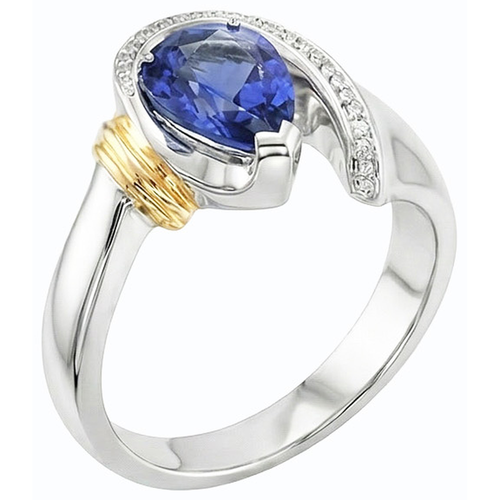 echter round diamant 2Karat ring Detailansicht