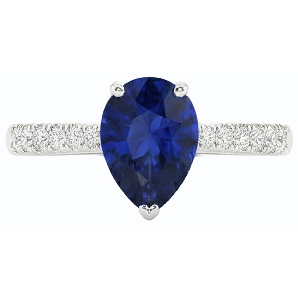 echter round diamant 3Karat ring Detailansicht