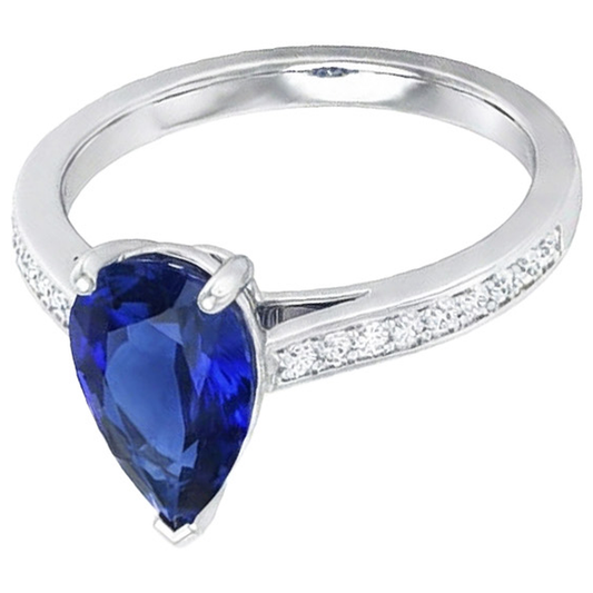 echter round diamant 4.50Karat ring Vorderansicht
