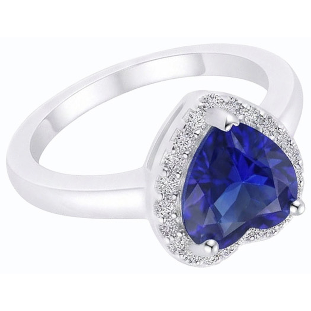 echter heart diamant 3Karat ring Detailansicht