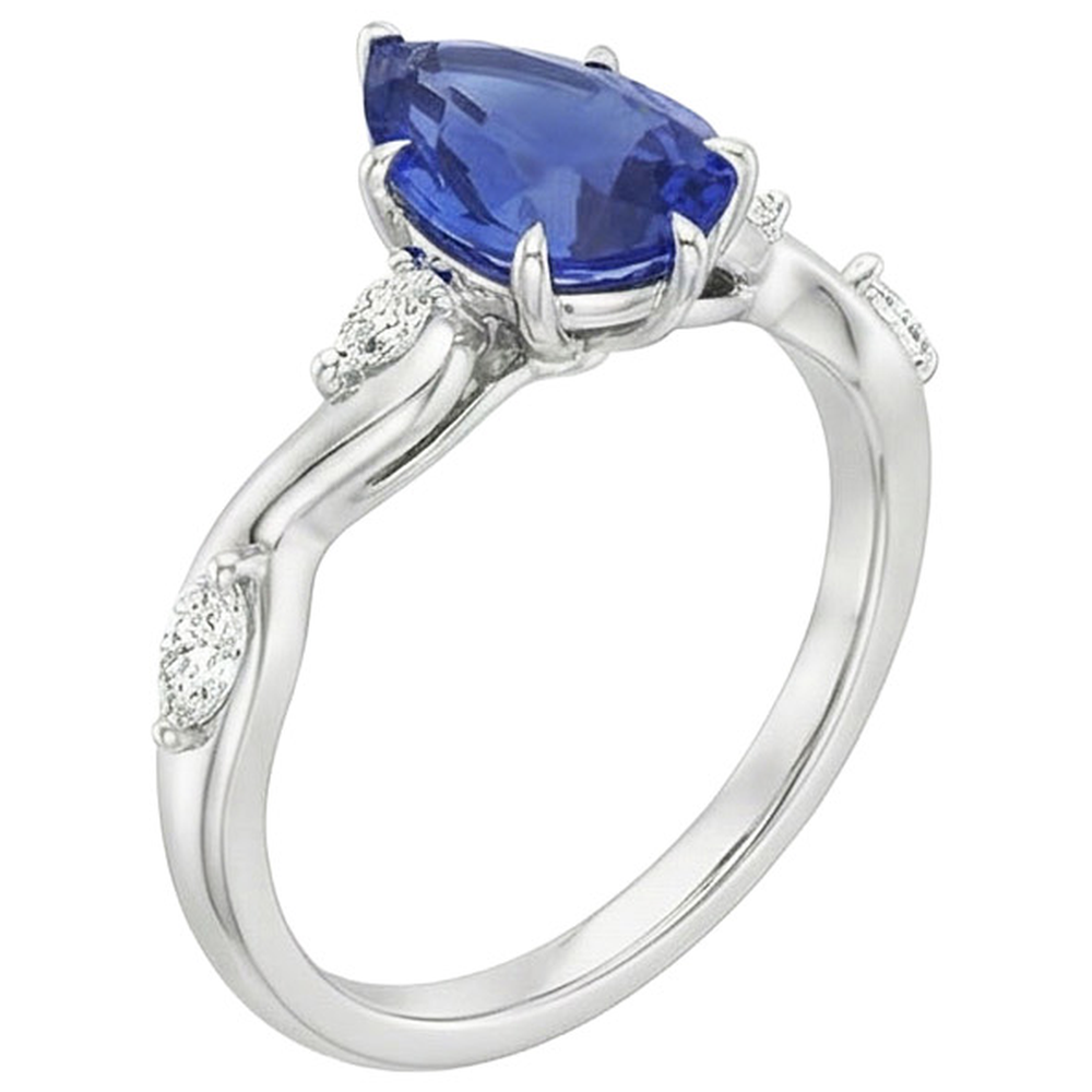 echter marquise diamant 4.50Karat ring Detailansicht