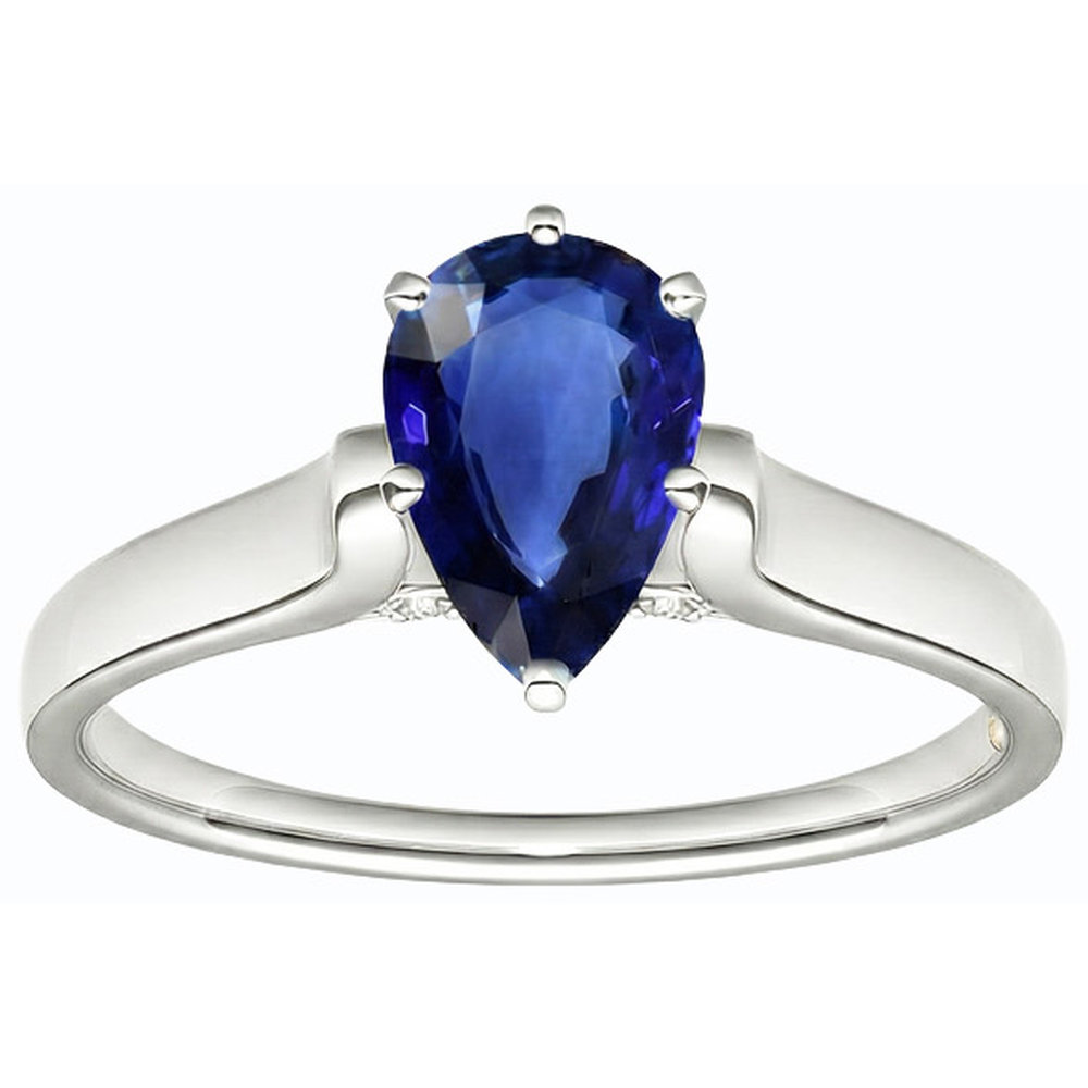 echter round diamant 2Karat ring Seitenansicht