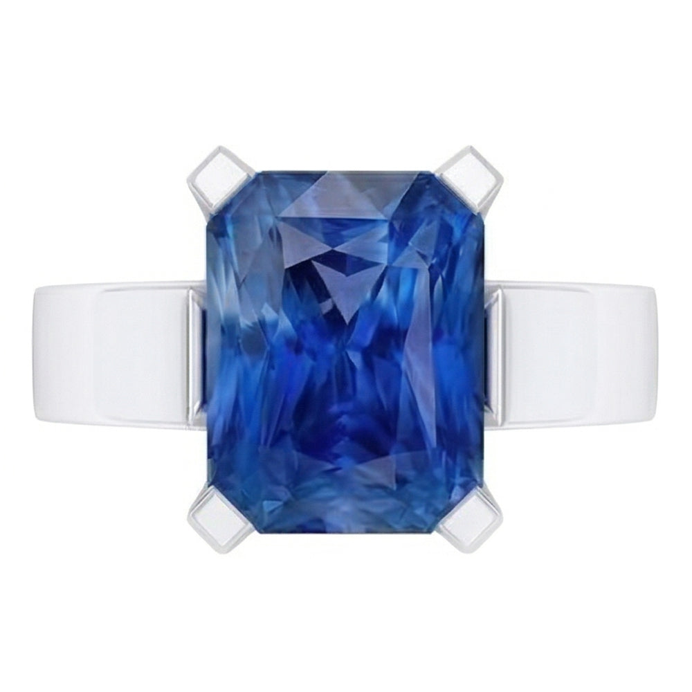 echter radiant diamant 1.50Karat ring Seitenansicht