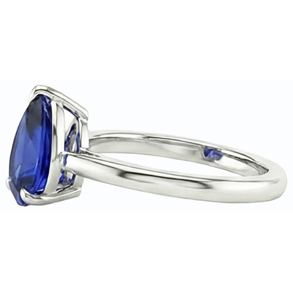 echter round diamant 2.50Karat ring Draufsicht