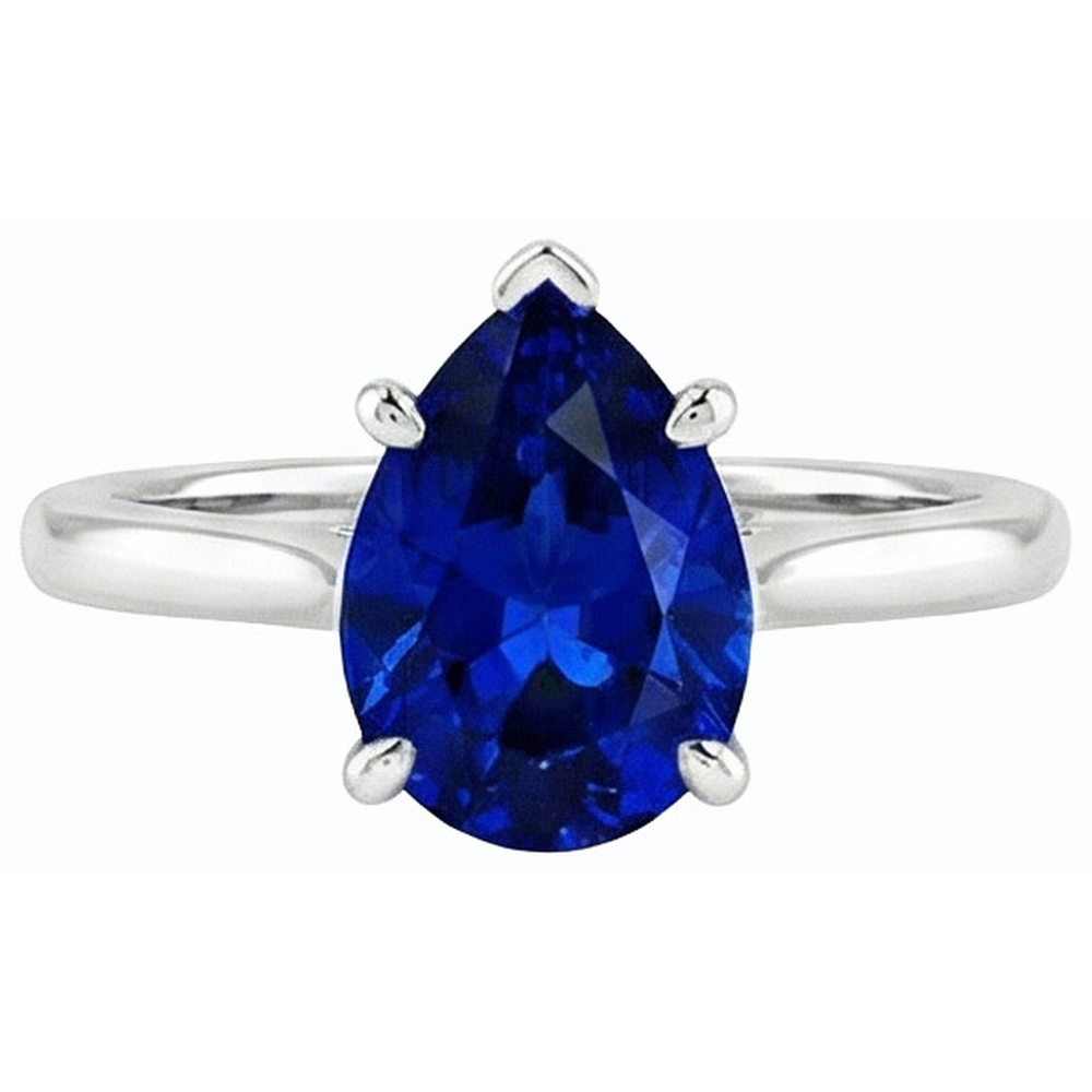 echter round diamant 1Karat ring Seitenansicht