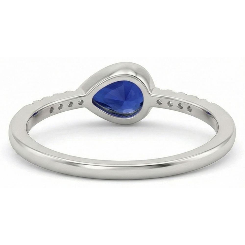 echter round diamant 2.50Karat ring auf Weiß