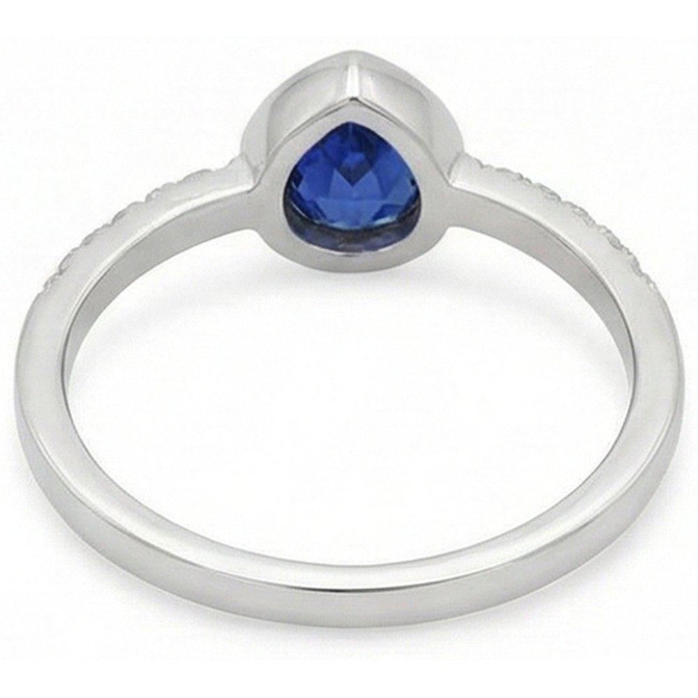 echter round diamant 2.50Karat ring Profilansicht