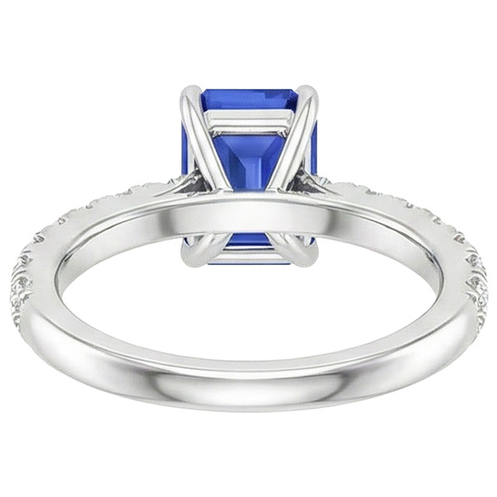 echter round diamant 4.50Karat ring Detailansicht