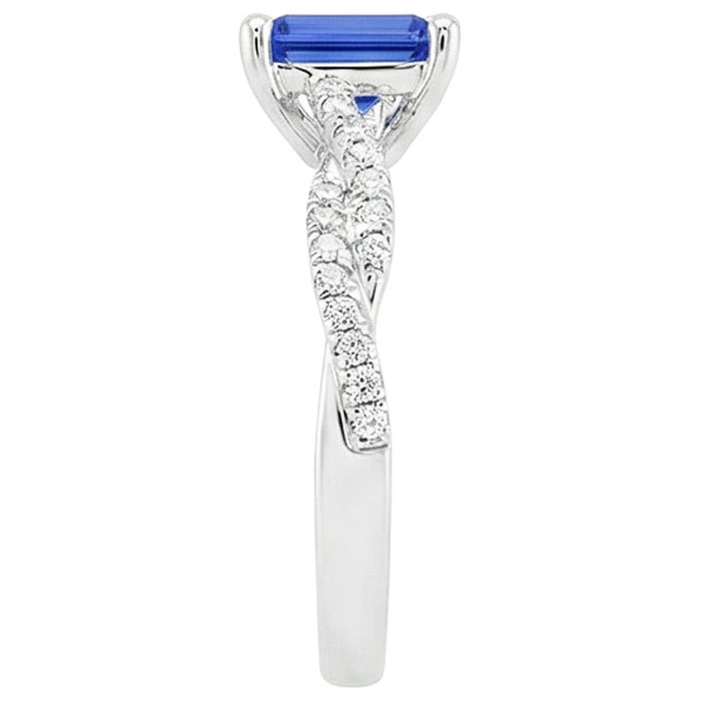 echter round diamant 4.25Karat ring auf Weiß