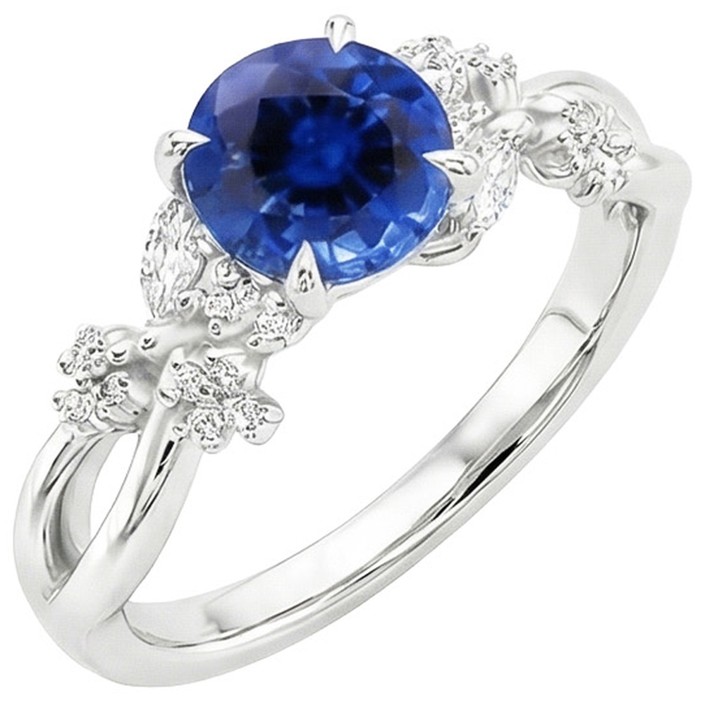 echter marquise diamant 3Karat ring Seitenansicht