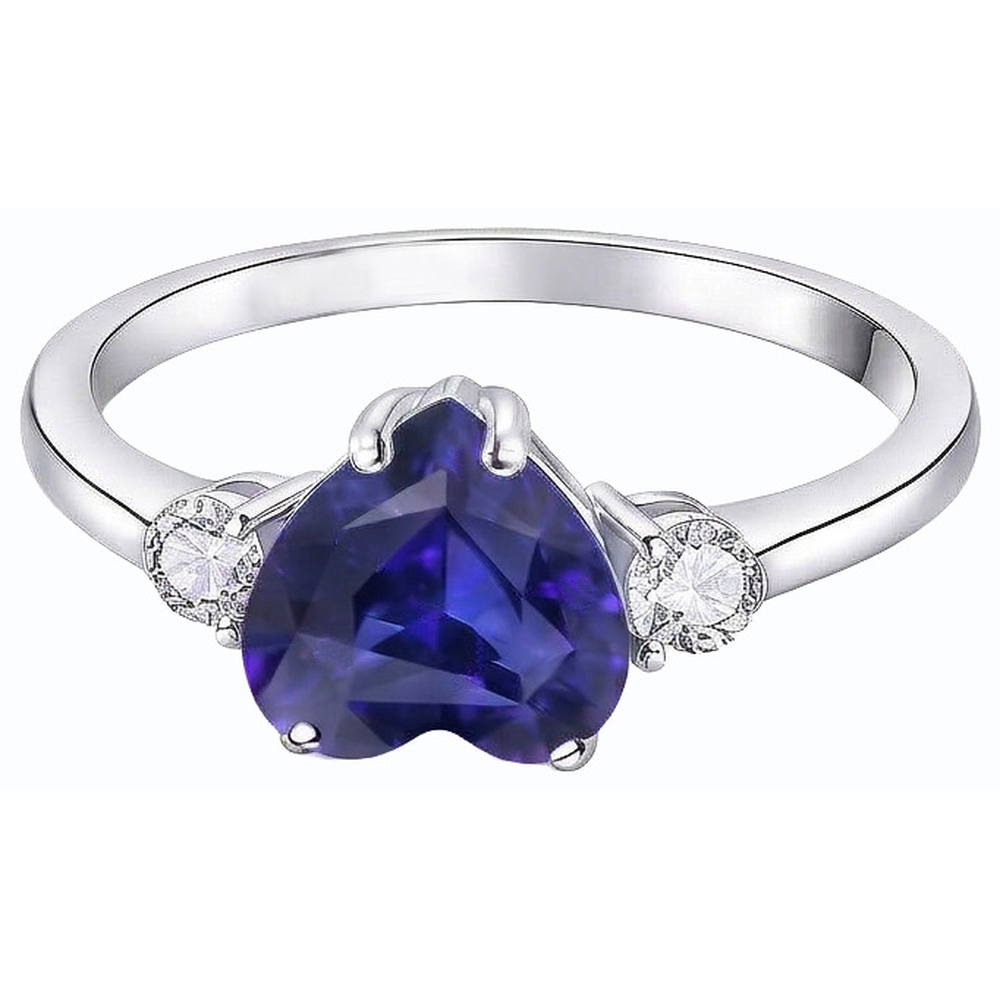echter round diamant 2.50Karat ring Seitenansicht