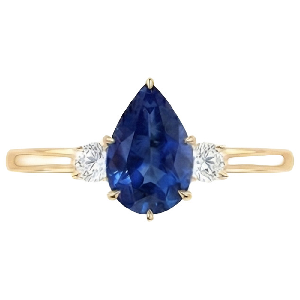 echter round diamant 6.20Karat ring Detailansicht