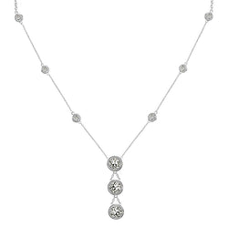 Erdgewonnener Old Mine Cut Edler Diamant Anhänger 0,50 Karat