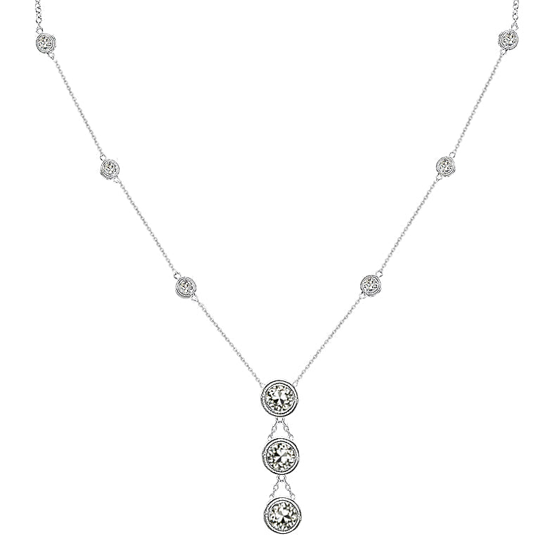 Anhänger 14 Karat Weißgold mit Edler Diamant – Hauptansicht