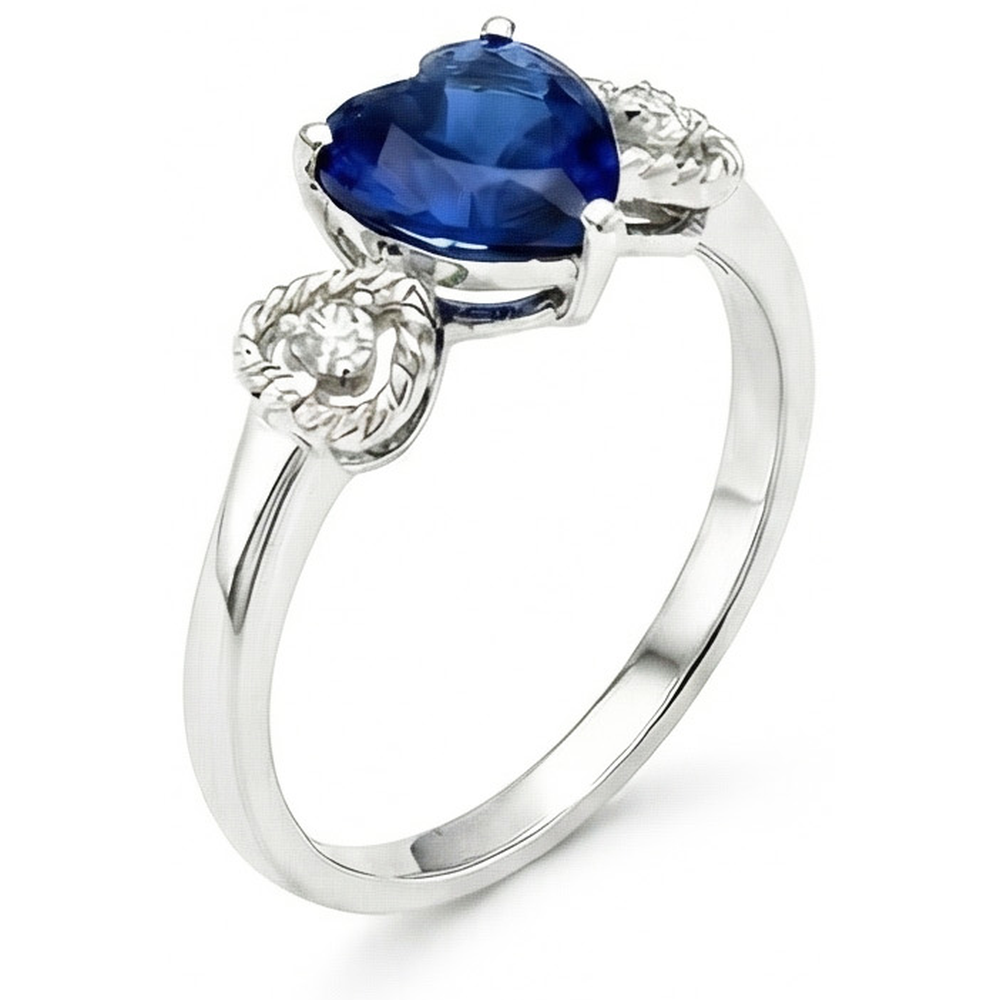 echter oval diamant 2.25Karat ring Seitenansicht