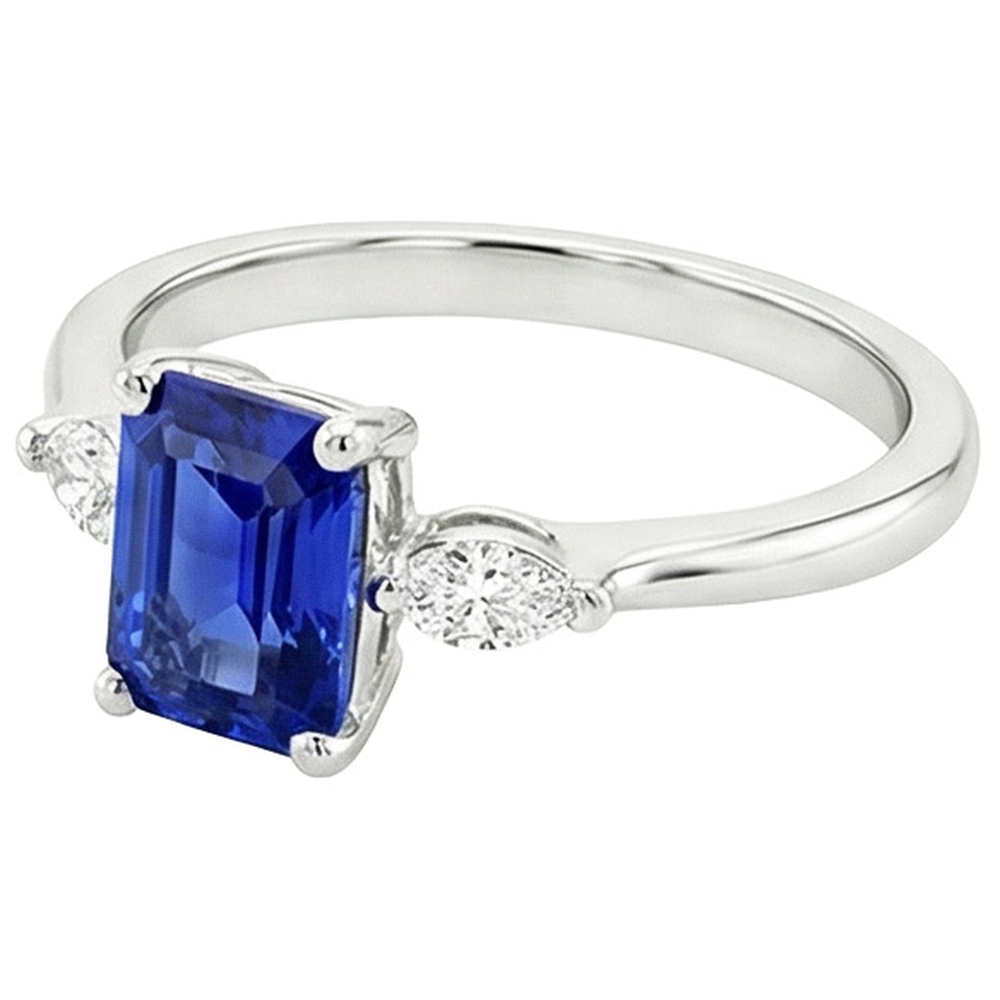 echter marquise diamant 3.50Karat ring Profilansicht