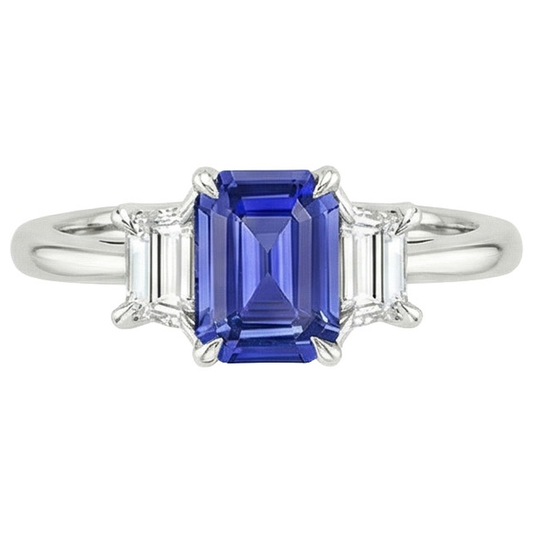 echter diamant 3.50Karat ring Profilansicht