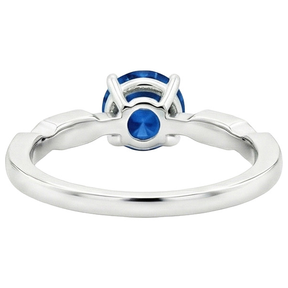 echter round diamant 2.25Karat ring Profilansicht