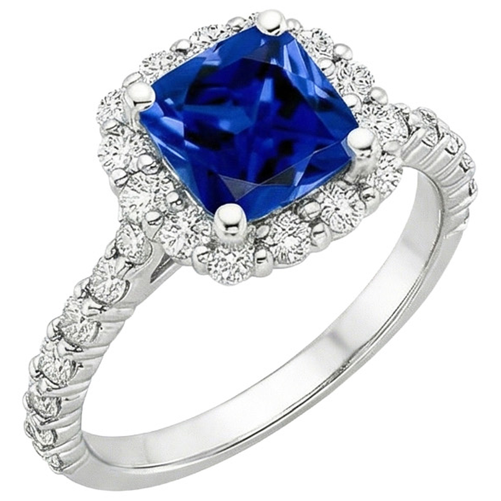 echter round diamant 3.25Karat ring Seitenansicht