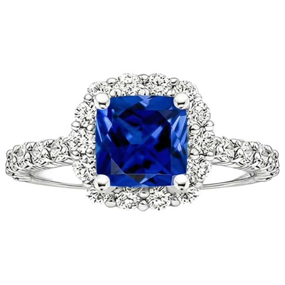 echter round diamant 3.25Karat ring Detailansicht