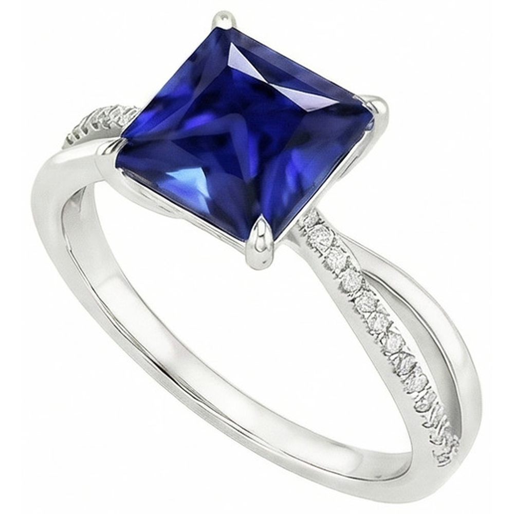 echter round diamant 5.50Karat ring Detailansicht
