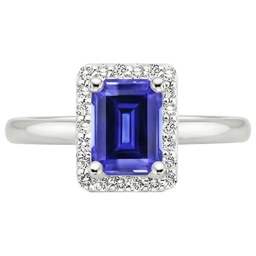 echter round diamant 4Karat ring Profilansicht