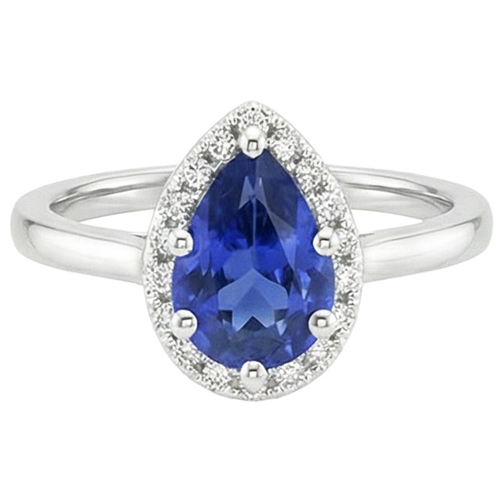 echter round diamant 4Karat ring Draufsicht